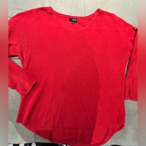 Orange v neck sweater